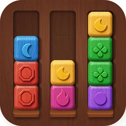 Wood Sort - Color Puzzle Game simgesi